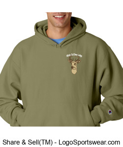 Champion Reverse Weave Hooded Sweatshirt Design Zoom