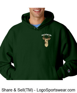 Champion Reverse Weave Hooded Sweatshirt Design Zoom