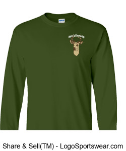 Gildan Adult Ultra Cotton Long Sleeve T-Shirt Design Zoom